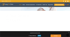 Desktop Screenshot of longlifeclinic.com